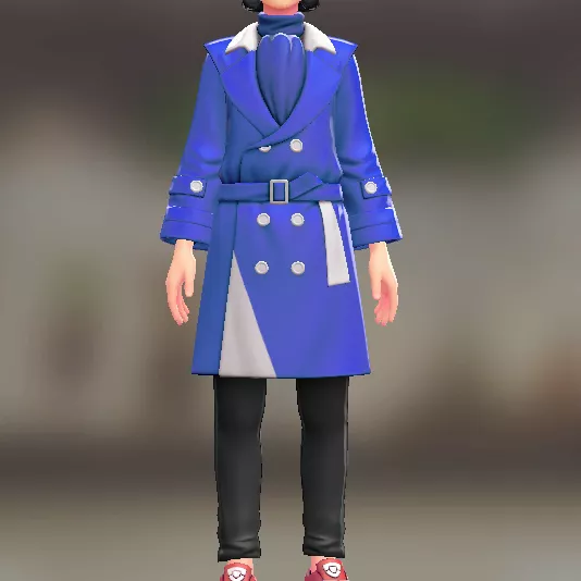 トレンチコート＆パンツセット