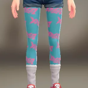 がらタイツ＆ソックスセット