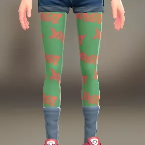 がらタイツ＆ソックスセット