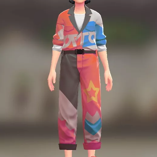 ジャンプスーツ＆シャツセット