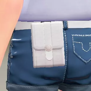 レザースクエアポーチ