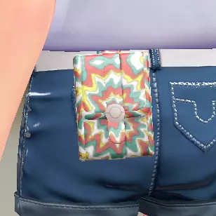 タイダイスクエアポーチ