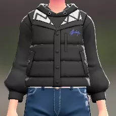 ダウンベスト＆パーカーセット