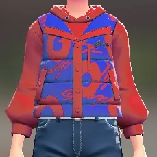 ダウンベスト＆パーカーセット