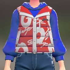 ダウンベスト＆パーカーセット