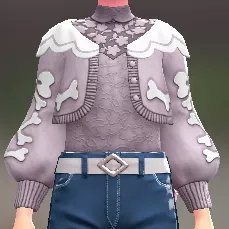 カーディガン＆ブラウスセット