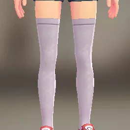 ボーンリボンサイハイソックス