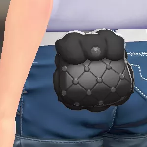 スパンコールボアポーチ