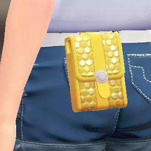 スパンコールスクエアポーチ