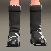 エナメルトゥロングブーツ