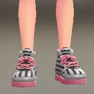 ボーダーハイカットスニーカー