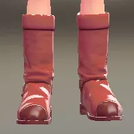 エナメルトゥロングブーツ