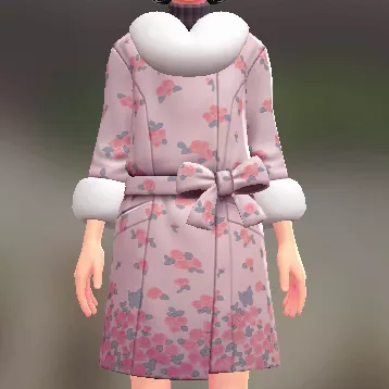 ファーコート＆ニットセット