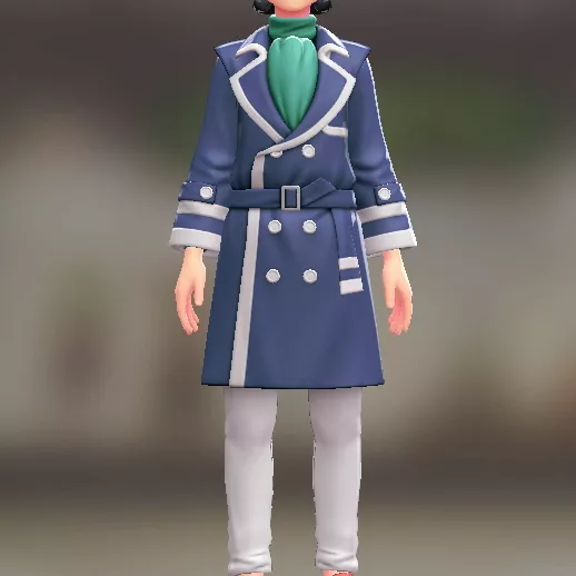 トレンチコート＆パンツセット