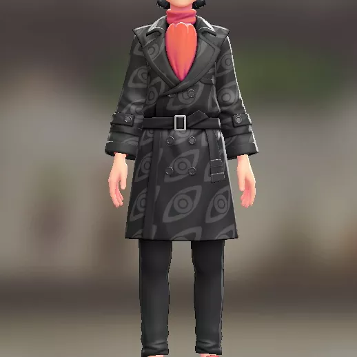 トレンチコート＆パンツセット