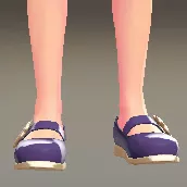 アクセントストラップパンプス