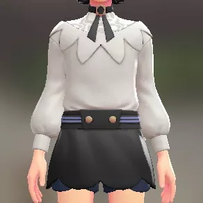 ブラウス＆キュロットセット