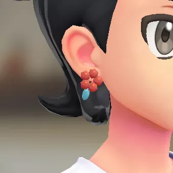 フラワーピアス