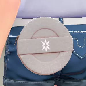 レザーサークルポーチ