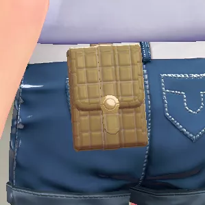 レザースクエアポーチ