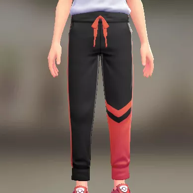 アシメジャージパンツ