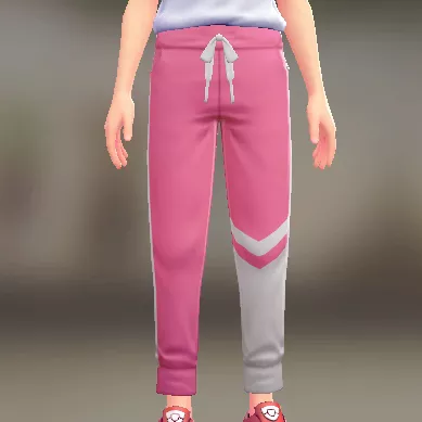 アシメジャージパンツ