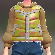 ダウンベスト＆パーカーセット