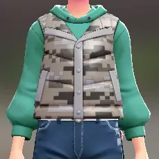 ダウンベスト＆パーカーセット