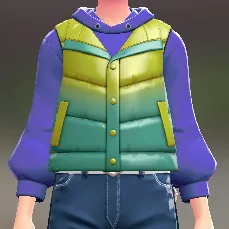 ダウンベスト＆パーカーセット