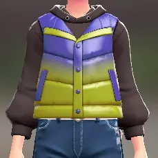 ダウンベスト＆パーカーセット