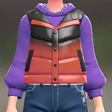 ダウンベスト＆パーカーセット