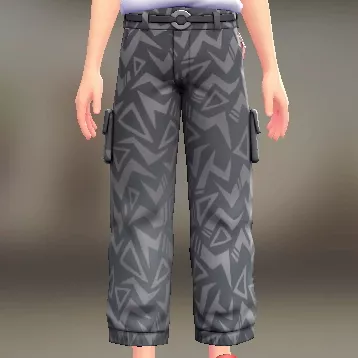 パターンカーゴパンツ