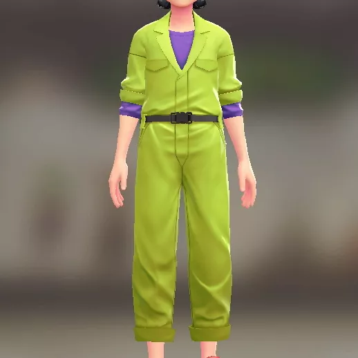 ジャンプスーツ＆シャツセット