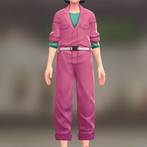 ジャンプスーツ＆シャツセット