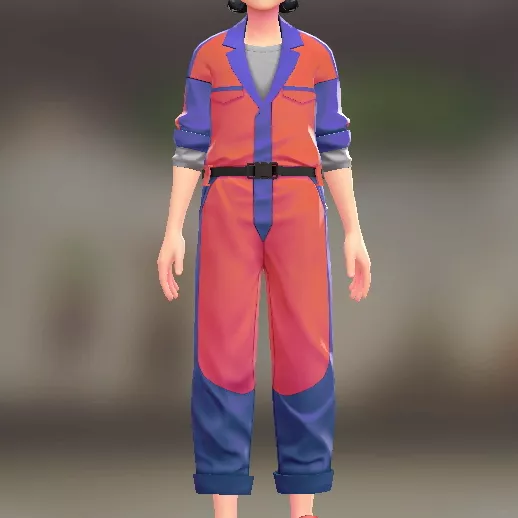 ジャンプスーツ＆シャツセット