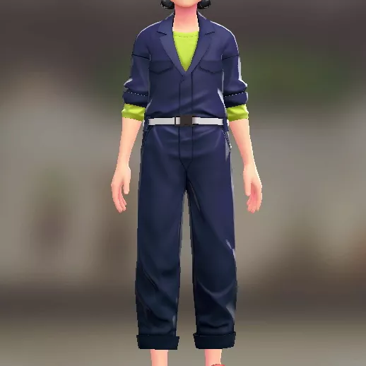 ジャンプスーツ＆シャツセット