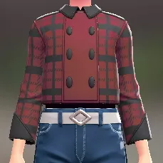 チェックがらショートPコート