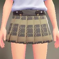 チェックプリーツキュロット