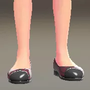 チェックがらパンプス