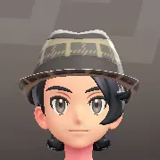 チェックがらソフトハット