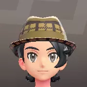 チェックがらソフトハット