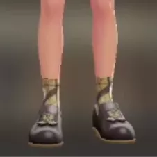 チェックロークルーソックス