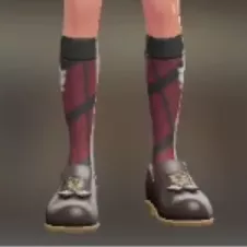 チェックがらハイソックス