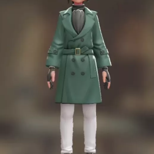 トレンチコート＆パンツセット