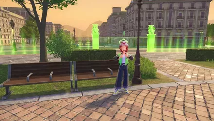 ベンチ周りの見た目