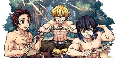 炭治郎&善逸&伊之助の画像