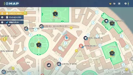 女の子がいるマップ