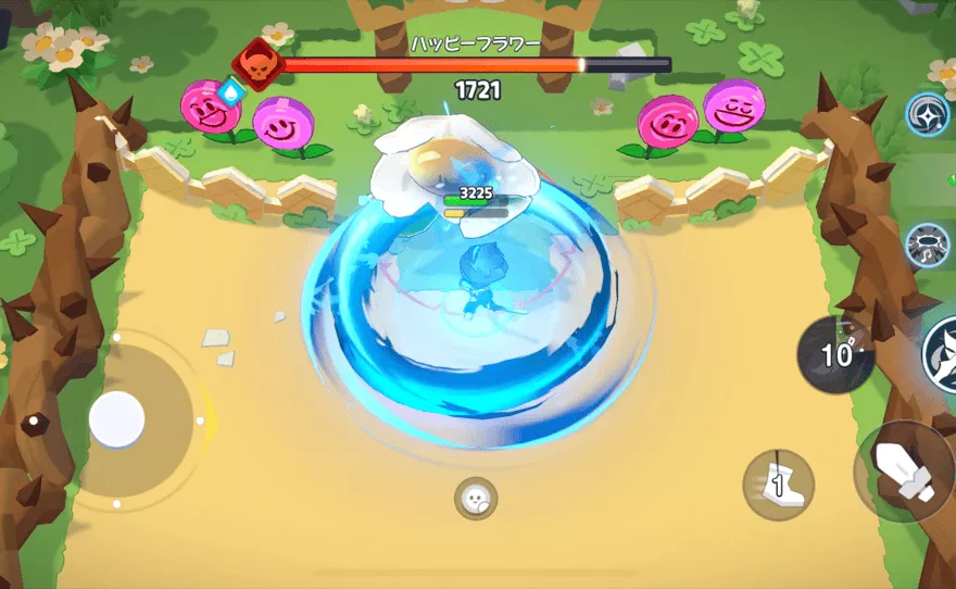 スキルで敵に瞬間移動しつつ攻撃が可能