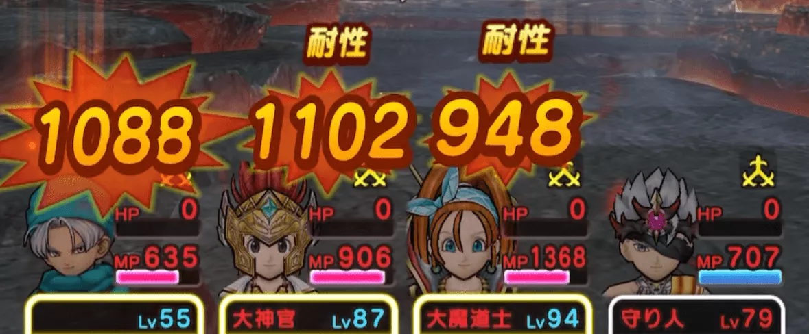 ラスヴェーザの攻撃力が高いので耐久力を必ず確保