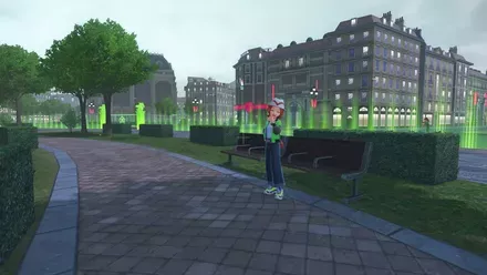 ベンチ周りの見た目